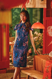 The Fei Yang Women Flutter Sleeves Cheongsam Dress - Dream