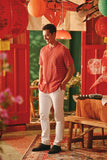 The Fei Yang Men Mandarin Shirt - Tangy