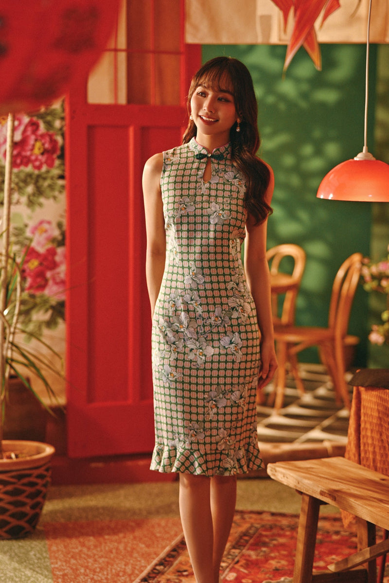 The Fei Yang Women Modern Sleeveless Cheongsam Dress - Bloom Lane