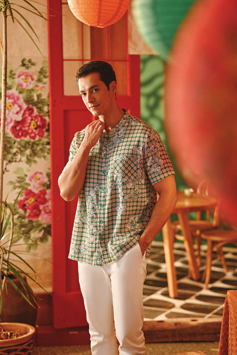 The Fei Yang Men Mandarin Shirt - Bloom Lane