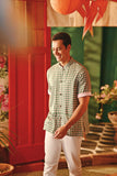 The Fei Yang Men Sleek Sleeve Oriental Shirt - Jade