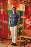 The Fei Yang Men Cord Knot Oriental Shirt - Dream