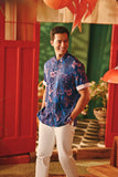 The Fei Yang Men Cord Knot Oriental Shirt - Dream