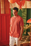 The Fei Yang Men Mandarin Shirt - Tangy