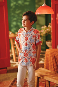 The Fei Yang Cord Knot Oriental Shirt - Dynasty