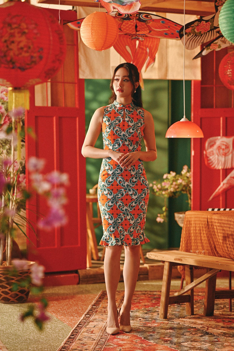 The Fei Yang Women Modern Sleeveless Cheongsam Dress - Ancestry