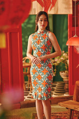 The Fei Yang Women Modern Sleeveless Cheongsam Dress - Ancestry