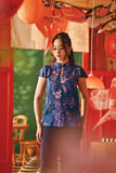 The Fei Yang Women Flutter Sleeves Cheongsam Top - Dream