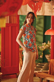 The Fei Yang Women Flutter Sleeves Cheongsam Top - Ancestry