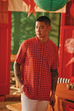 The Fei Yang Men Mandarin Shirt - Tangy