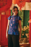 The Fei Yang Women Flutter Sleeves Cheongsam Top - Dream