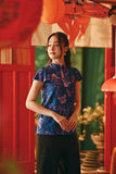 The Fei Yang Women Flutter Sleeves Cheongsam Top - Dream
