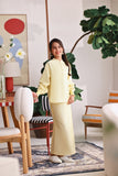 The Akari Puffora Blouse - Yellow Stripe