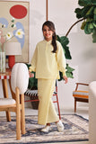 The Akari Folded Skirt - Yellow Stripe