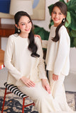 The Akari Simply Blouse - Cream Stripe