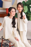 The Akari Women Simply Blouse - Cream Stripe