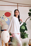 The Akari Women Simply Blouse - White