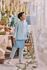 The Courtyard Baju Melayu Cekak Musang - Baby Blue