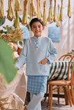 The Courtyard Baju Melayu Cekak Musang - Baby Blue