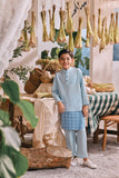 The Courtyard Baju Melayu Cekak Musang - Baby Blue