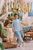 The Courtyard Baju Melayu Cekak Musang - Baby Blue
