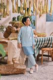 The Courtyard Baju Melayu Cekak Musang - Baby Blue