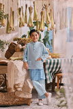 The Courtyard Baju Melayu Cekak Musang - Baby Blue