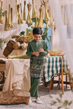 The Courtyard Baju Melayu Cekak Musang - Sage Green
