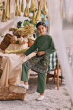 The Courtyard Baju Melayu Cekak Musang - Sage Green