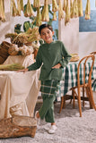 The Courtyard Baju Melayu Cekak Musang - Sage Green