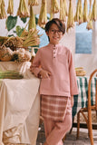 The Courtyard Baju Melayu Cekak Musang - Dusty Pink