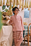 The Courtyard Baju Melayu Cekak Musang - Dusty Pink