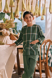 The Courtyard 3/4 Sleeve Kurta - Hunter Square