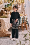 The Courtyard Baju Melayu Cekak Musang - Black