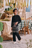 The Courtyard Baju Melayu Cekak Musang - Black