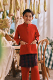 The Courtyard Baju Melayu Cekak Musang - Chili Pepper