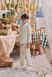 The Courtyard Baju Melayu Cekak Musang - Baby Mint
