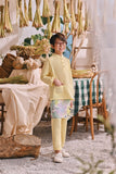 The Courtyard Baju Melayu Cekak Musang - Baby Yellow