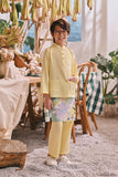 The Courtyard Baju Melayu Cekak Musang - Baby Yellow