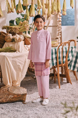 The Courtyard Baju Melayu Cekak Musang - Baby Pink