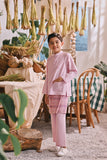 The Courtyard Baju Melayu Cekak Musang - Baby Pink