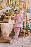 The Courtyard Baju Melayu Cekak Musang - Baby Pink