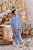 The Courtyard Baju Melayu Cekak Musang - Ice Blue