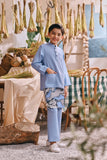 The Courtyard Baju Melayu Cekak Musang - Ice Blue