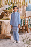 The Courtyard Baju Melayu Cekak Musang - Ice Blue