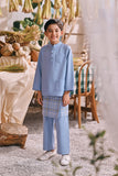 The Courtyard Baju Melayu Cekak Musang - Ice Blue