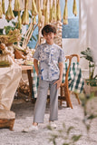 The Courtyard Mandarin Shirt - Bucolic
