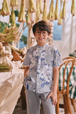 The Courtyard Mandarin Shirt - Bucolic