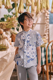 The Courtyard Mandarin Shirt - Bucolic