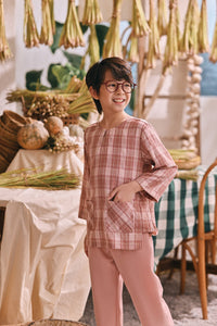 The Courtyard 3/4 Sleeve Kurta - Roseveil